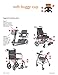 Think King Soft Buggy Cup for Stroller, Wheelchair, Rollator, Walker, Black/Silver