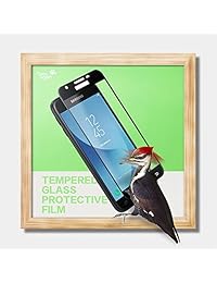 Samsung J327 vidrio templado Protector de visualización (3 paquetes) Transparente Anti-Glare ultrafina dureza 9H a prueba de roturas cobertura completa cubierta oleófuga película protectora de visualización para Samsung Galaxy J3 2017 Prime sm-j327