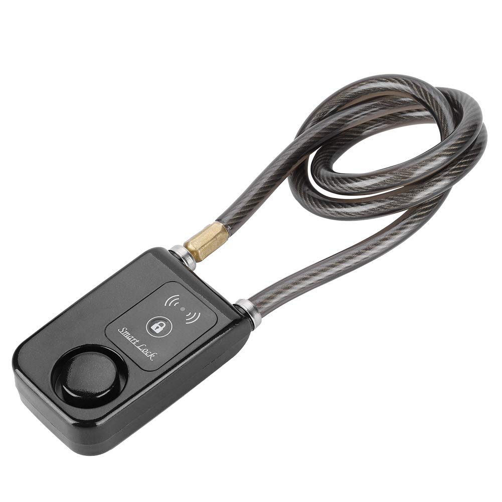 Smart Motorcycle Lock APP Control Waterproof 110dB Wire Rope Anti-Theft Lock Scooter Stroller Mountain Bike Scooter Lock Anti-Theft Alarm Lock