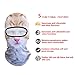 Lycra Balaclava Cycling Full Face Mask, Thin Ski Neck Hood Hat, Neck Gaiter Saharan Style/Ninja Hoodie, Outdoor Running, Cycling, Motorcycling, Skating, Surfing, Hiking,Protect face ear neck From SUN