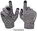 Achiou Winter Gloves for Men Women, Touch Screen Gloves, Upgraded Thicken Anti-Slip Silicone Gel, Thermal Soft Knit Lining