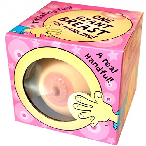 Giant Stress Boob Stress Ball valentines Naughty present collection of cool unique weird amazon gift items