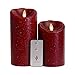 Set of 2 Luminara Primitive Flameless Candles: 3.5