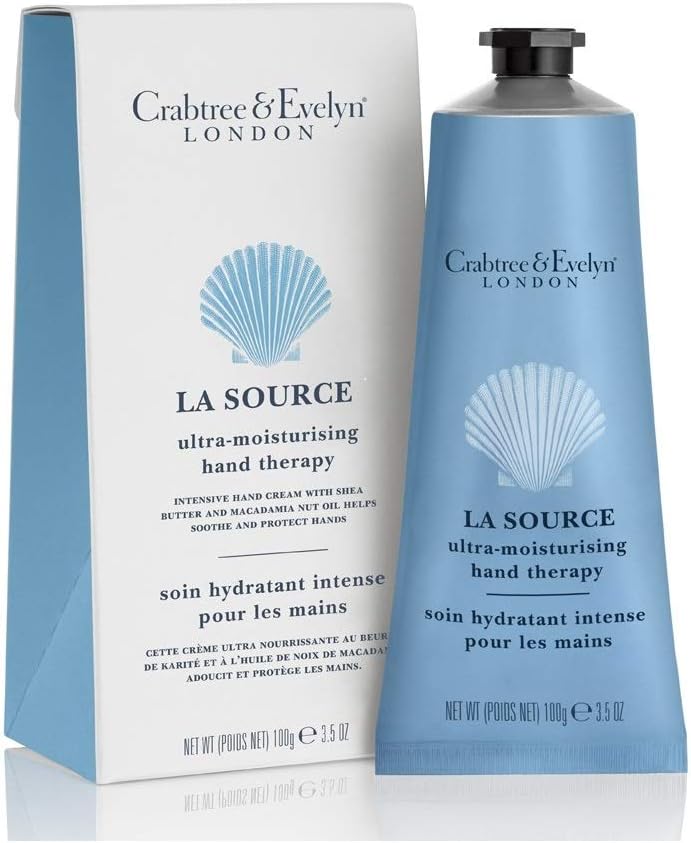Crabtree & Evelyn La Source Hand Therapy 100g Shea Butter Ceramides Hydrating