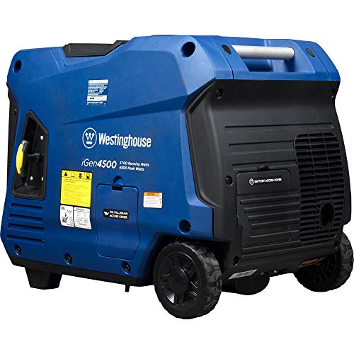 Westinghouse iGen4500 Super Quiet Portable Inverter Generator, 4500