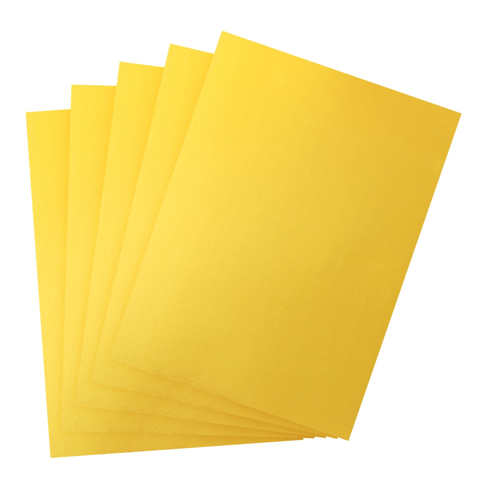 PATIKIL 11"x8.5" Metallic Mirror Board Sheets, 24 Pack Gold Cardstock Foil Board Reflective Sheet 250gsm for Scrapbook Poster DIY Craft Invitation Card