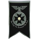 Bayyon Black Templars Banner Flag 30x50 Inch Man Cave Home Office Bed Room Decor