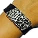 Weekend Wearables Fitbit Charge/Fitbit Charge HR Jewelry to Accessorize Your Fitness Tracker - Modern Intricate Silver Celtic Belfast Charm Bracelet Accessory