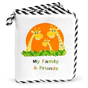 Baby’s My Family & Friends First Photo Album – Cute Giraffe Family Theme!