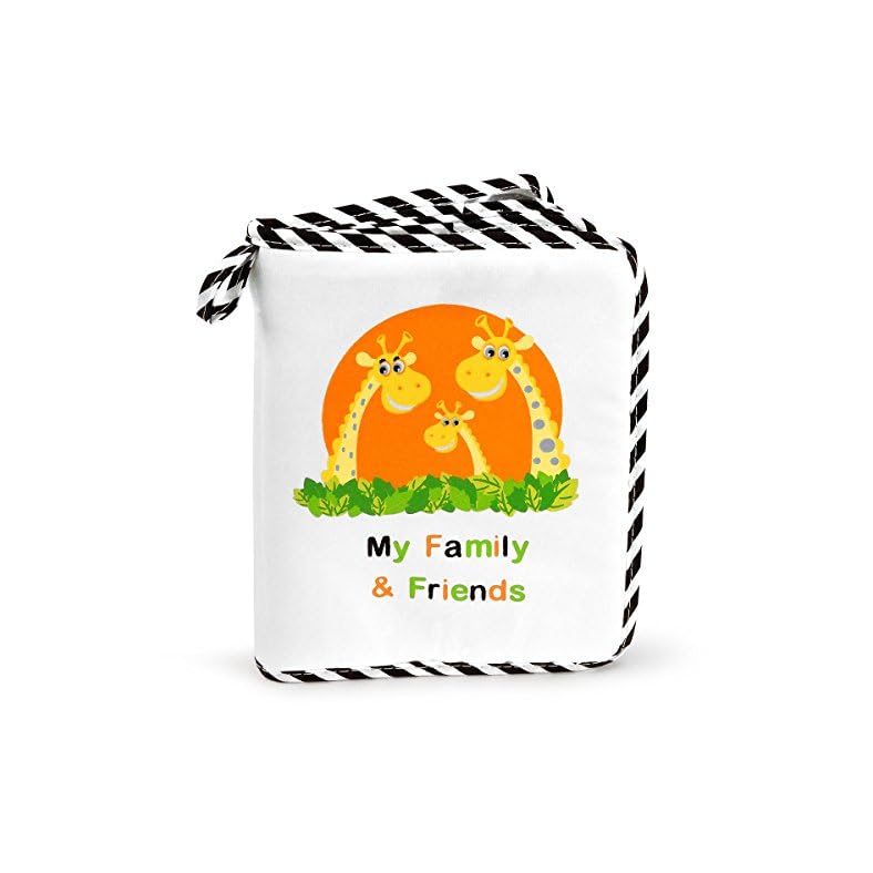 Baby’s My Family & Friends First Photo Album – Cute Giraffe Family Theme!