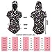 Littleforbig Adult Baby Diaper Lover (ABDL) Snap Crotch Adult Baby Onesie Bodysuit - Trick Treat Night-Glow Halloween Onesie