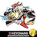 NIS Industries Rubber/Silicone Retro Sneaker Keychains - Rare Air 10 Pack Surprise Gift Set (Retro Air)