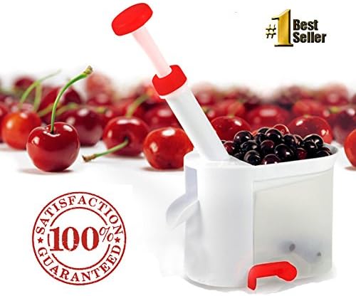#1 Cherry Pitter Corer Stone Remover Machine! Easy - Fast All-In-One - Karma Kitchen Brand Olive Stoner
