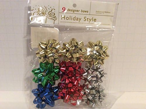 Holiday Style 9 Mini Designer Bows