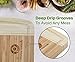 Wooden Chopping Board for Meat (Butcher Block), Vegetables, Fruit, Cheese
