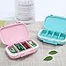 4 PC Pill Cases 4 Removable Compartments Pill Box Organizer Medicine Travel Pill Case for Pocket or Purse Daily Pill Box (4PCS Pill Cases 4 Removable Compartments)