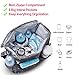 Parents Stroller Organizer Travel Bag with Shoulder Strap Insulated Bottle Holder Lightweight Design Storage Pockets for Bottles,Diapers,Toys,Saliva Towel-Fits All Baby Stroller Models (White Dots)