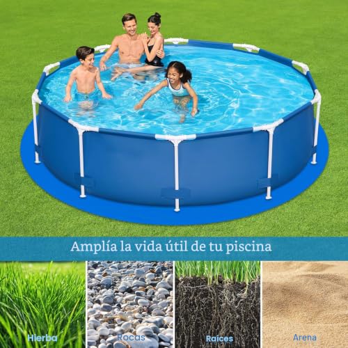 12ft Round Pool Protection Mat for Flat Pools Above Ground Swimming Pools Protection