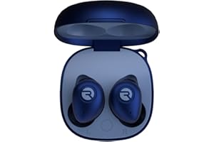 Raycon Fitness Bluetooth True Wireless Earbuds with Built in Mic 56 Hours of Battery, IPX7 Waterproof, Active Noise Cancellation, Awareness Mode, and Bluetooth 5.3 (Blue)