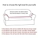 uxcell Stretch Sofa Cover Couch Covers Solid Classic for Sofas Loveseat Armchair Universal Elastic Polyester Furniture with One Pillowcase Medium Black
