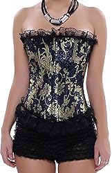 Blidece Women's Fashion Sweetheart Lace Up Boned