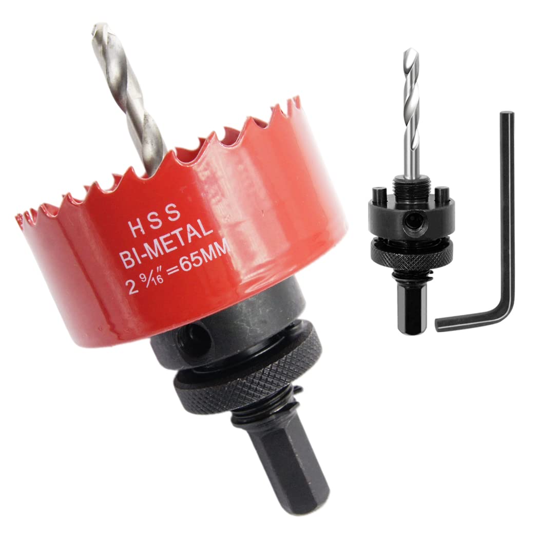 Bi-metal Hole Saw with Heavy Duty Arbor (2-1/2" 64mm) — image 1