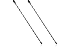 Tinoaly 2pcs 281S0001 Replacement Prop Rod, Metal Rear Tonneau Cover Lid Lift Supports for 10mm Ball-Stud Accessories for Bak