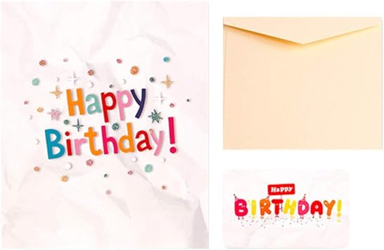 Pretyzoom Cartes D Anniversaire 3d Gateau Pop Up Cartes De Benediction Cartes De Voeux De Joyeux Anniversaire Amazon Fr Jeux Et Jouets