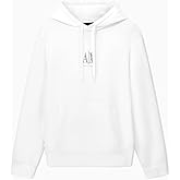 Armani Exchange mens Cotton Icon Logo Hoodie