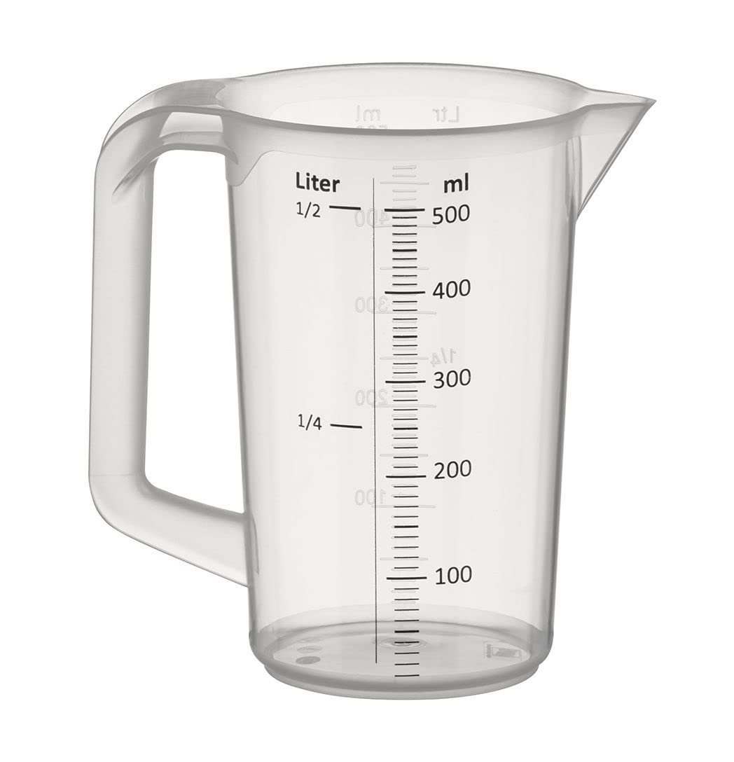Measuring pitcher Ø 9,5 cm, height 14 cm Polypropylene, with handle