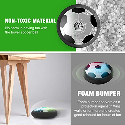 image for WisToyz Kids Toys Hover Soccer Ball Set with 2 Goals, Air Soccer with 
