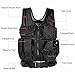 Gamit Tactical Vest Airsoft Paintball Vest Lightweight and Adjustable Wear for CS Field Combat Military Swat Assault and Shooting Hunting Outdoor Activity (Mud Color)