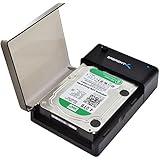 Sabrent USB 3.0 to SATA External Hard Drive Lay-Flat Docking Station for 2.5 or 3.5in HDD, SSD [Support UASP] (EC-DFLT)