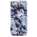 VIVIBIN iPhone 6 Plus Case,iPhone 6s Plus Case,Cute Blue Marble for Men Women Girls Clear Bumper Best Protective Soft Silicone Rubber Matte TPU Cover Slim Fit Phone Case for iPhone 6 Plus/6s Plus