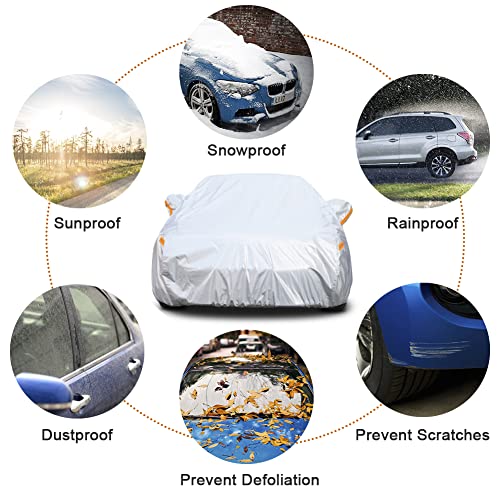 kayme - Funda de Coche SUV de 6 Capas, Personalizada para Mercedes Benz GLC(2016-2025), Impermeable a Todo Tipo de Clima para automóviles, Cubierta Completa para Exteriores, Lluvia,protección UV.