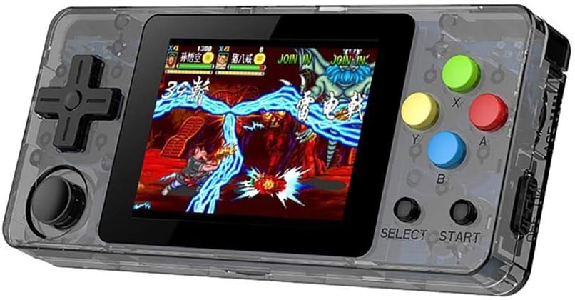 Basde Handheld Game Console Kids Adults, LDK Game Screen by 2.6 Thumbs Mini Palm Palm Pilot Nostalgia Console Children Retro Console of Mini Family TV Video (White) (B)