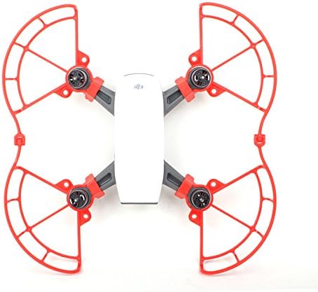 Skyrelease 2 in 1 Spark Protection Combo Propeller Guard + Landing Gear Stabilizers Anti-collision for DJI Spark Camera Drone Accessories Red