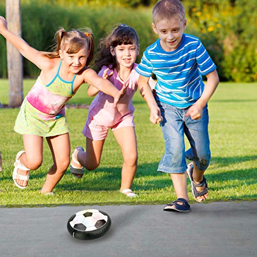 Hover Soccer Ball Kids Toys - TFS LED Air Soccer Set with 2 Goals and Inflatable Ball, Indoor Outdoor Sports Ball Time Killer Games, Best Gift for Boys Girls Age 3 4 5 6+ Years Old, Batteries Included