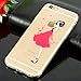 iPhone 6S Case,iPhone 6 Case,FEIKESI iPhone 6/6S Protective Case Soft Flexible TPU Transparent Skin Scratch-Proof Case for iPhone 6/6S(4.7-inch)- Fashion Girl