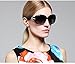 ATTCL Women Polarized UV400 Sunglasses Fashion Plaid Oversized Sunglasses 16214 Black