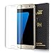 Bestfy Samsung Galaxy S7 Edge Screen Protector, Full Coverage 3D Tempered Glass Screen Film, Ultra Thin 0.26mm, Super HD Clear, Anati-Scratch,Easy Installation with Microfiber Cloth (Lucid)