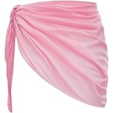 SHENHE Women's Sarong Coverups Bathing Suit Wrap Skirt Sheer Short Sarong Wraps Beach Skirt