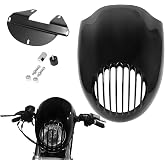 Winall Motorcycle Retro Cafe Racer Handlebar Fairing Windshield Headlight Fairing Cover For Harley Sportster Dyna XL FX 883 1200.