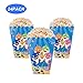 24 PCS Baby Cute Shark Popcorn Snack Boxes Party Supplies Mini Popcorn Party Favor Containers for Kids Baby Shower Birthday Parties