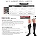 Truform Compression Socks, 30-40 mmHg, Men's Dress Socks, Knee High Over Calf Length, Black, X-Large