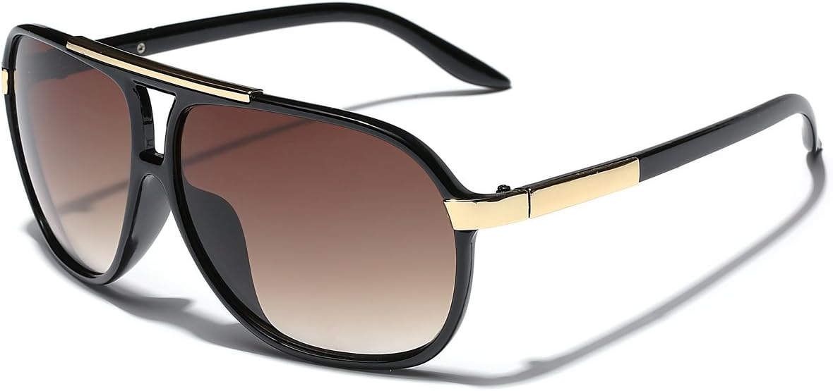 Classic 80s Fashion Aviator Sunglasses Retro Vintage Men's Women's Glasses