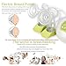 Nibble Double/Single Electric Breast Pump-2 Mode & 10 Levels suction[BPA FREE] (White)