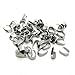 Stainless Steel Hook Pendant Clasps Pinch Clips Bail Pendants Jewelry Accessory 60pcs
