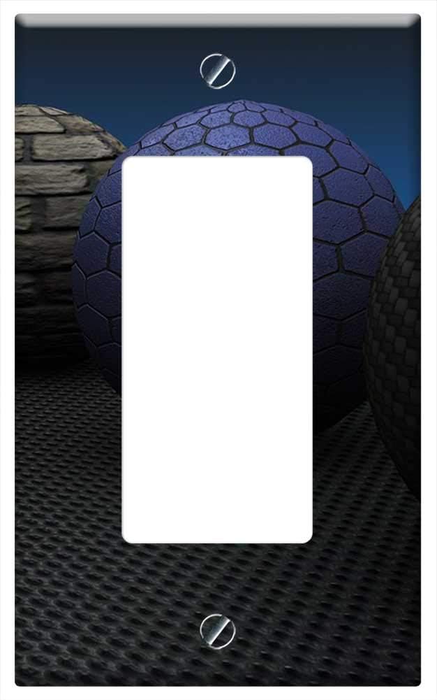 Switch Plate Single Rocker/GFCI - Texture 3D Rendering 4 K Background