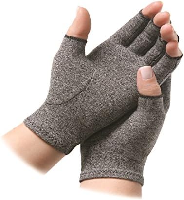 Sira Copper Compression Hand Gloves, Arthritis Pain Relief, Swelling Relief, Rheumatoid, Osteoarthritis, Tingling or Numbness, (2 Pair) (S)